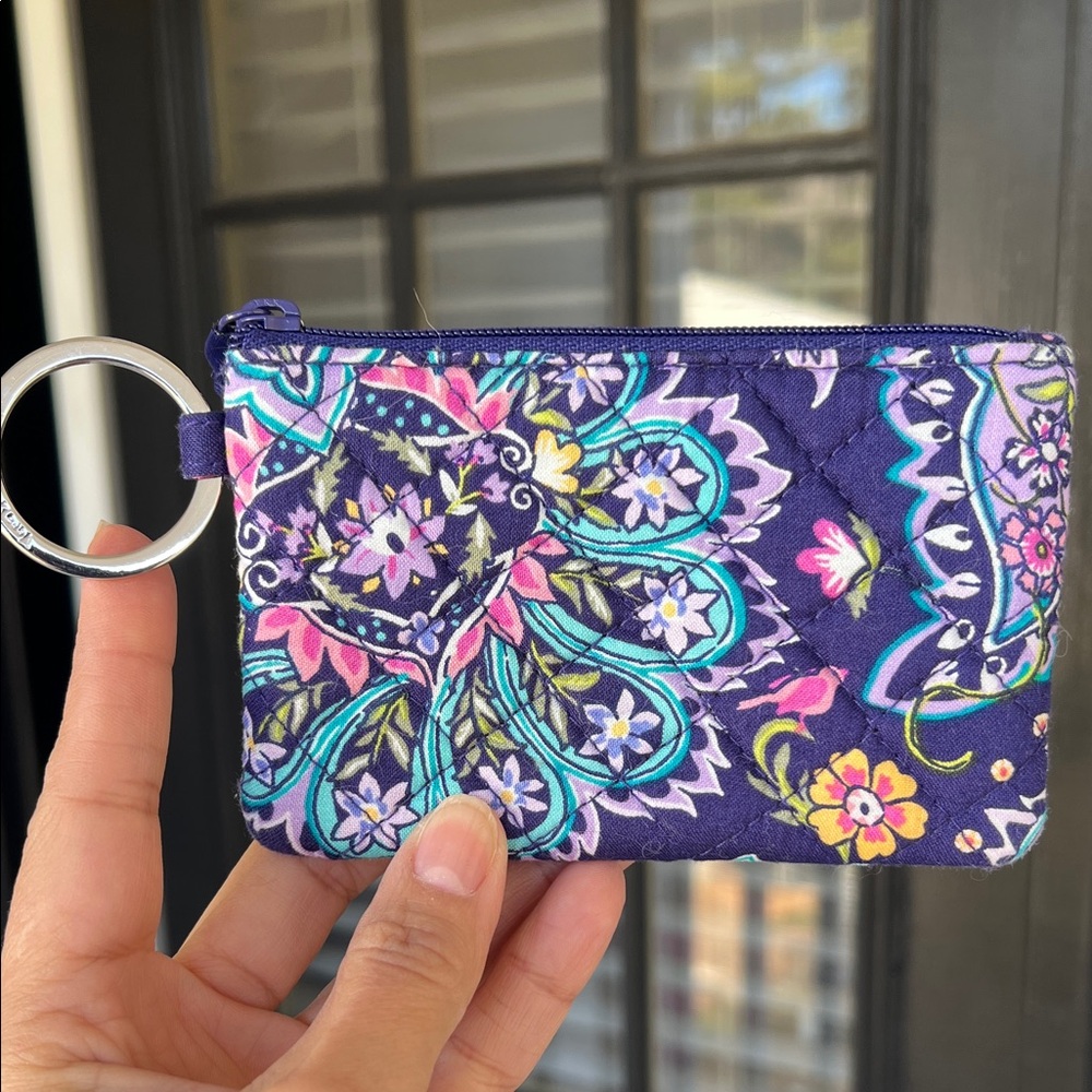 Vera Bradley Zip ID Wallet in French Paisley